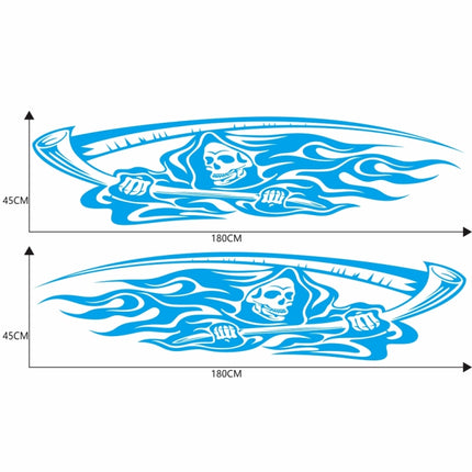 2 PCS/Set D-435 Grim Reaper Pattern Car Modified Decorative Sticker, D-435
