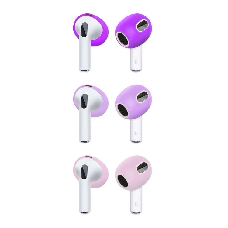 3 Pairs Earphone Silicone Earmuffs, For AirPods 3