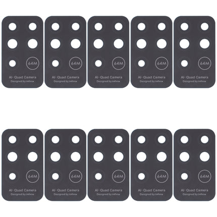 10 PCS Back Camera Lens, For Infinix Hot 10 Play, For Infinix Hot 10s/Hot 10T, For Infinix Hot 10i/Smart 5 Pro, For Infinix Note 8, For Infinix Note 10, For Infinix Hot 11s, For Infinix Hot 11 Play, For Infinix Zero X/Zero X Pro, For Infinix Note 8i   ...