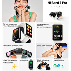 Original Xiaomi Mi Band 7 Pro Smart Watch, 1.64 inch AMOLED Screen, Support Blood Oxygen Monitoring / 117Sport Modes