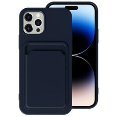 TPU + Flannel Lining Card Slots Phone Case, For iPhone 14 Pro Max, For iPhone 14 Pro, For iPhone 14 Plus