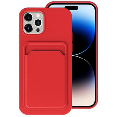 TPU + Flannel Lining Card Slots Phone Case, For iPhone 14 Pro Max, For iPhone 14 Pro, For iPhone 14 Plus