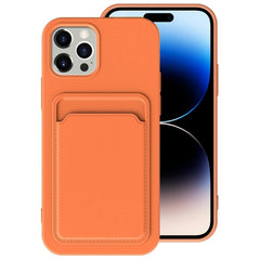 TPU + Flannel Lining Card Slots Phone Case, For iPhone 14 Pro Max, For iPhone 14 Pro, For iPhone 14 Plus