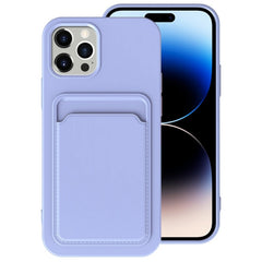 TPU + Flannel Lining Card Slots Phone Case, For iPhone 14 Pro Max, For iPhone 14 Pro, For iPhone 14 Plus