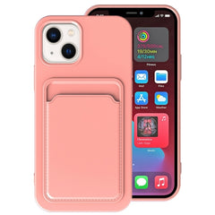 TPU + Flannel Lining Card Slots Phone Case, For iPhone 14