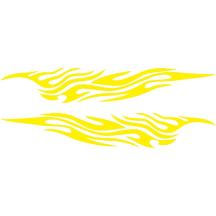 2 PCS/Set D-476 Fire Element Pattern Car Modified Decorative Sticker, D-476