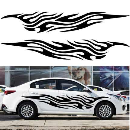 2 PCS/Set D-476 Fire Element Pattern Car Modified Decorative Sticker, D-476