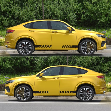 2 PCS/Set D-487 Stripe Pattern Car Modified Decorative Sticker, D-487