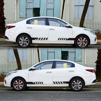 2 PCS/Set D-487 Stripe Pattern Car Modified Decorative Sticker, D-487