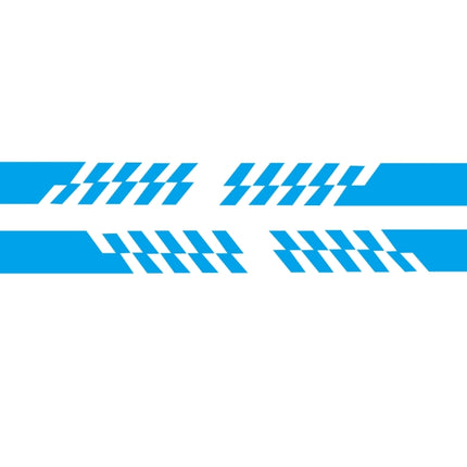 2 PCS/Set D-487 Stripe Pattern Car Modified Decorative Sticker, D-487