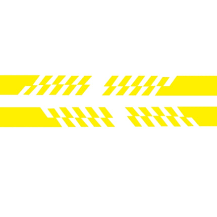 2 PCS/Set D-487 Stripe Pattern Car Modified Decorative Sticker, D-487