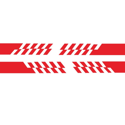 2 PCS/Set D-487 Stripe Pattern Car Modified Decorative Sticker, D-487