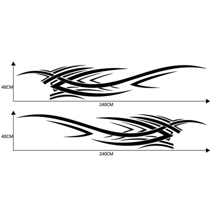 2 PCS/Set D-503 Totem Pattern Car Modified Decorative Sticker, D-503