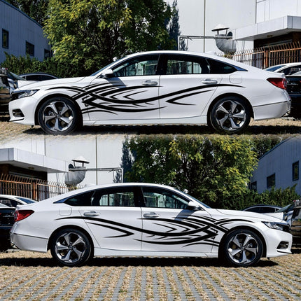 2 PCS/Set D-503 Totem Pattern Car Modified Decorative Sticker, D-503