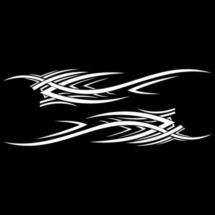 2 PCS/Set D-503 Totem Pattern Car Modified Decorative Sticker, D-503