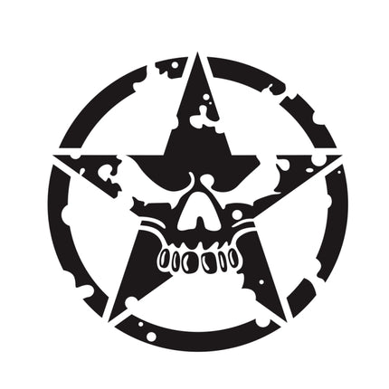D-520 Star Pattern Car Modified Hood Decorative Sticker, D-520
