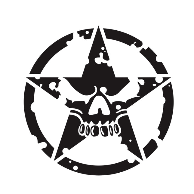 D-520 Star Pattern Car Modified Hood Decorative Sticker, D-520
