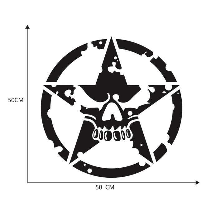D-520 Star Pattern Car Modified Hood Decorative Sticker, D-520