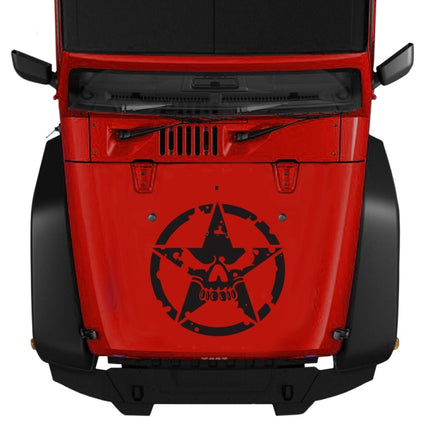 D-520 Star Pattern Car Modified Hood Decorative Sticker, D-520