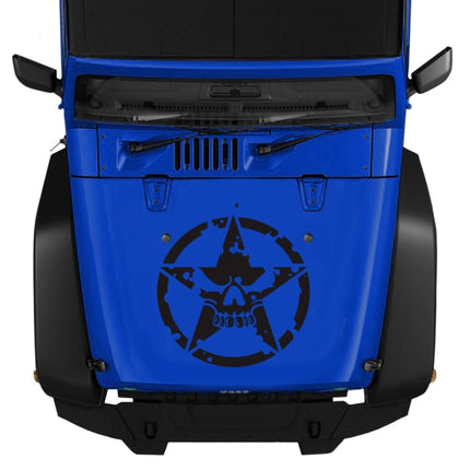 D-520 Star Pattern Car Modified Hood Decorative Sticker, D-520