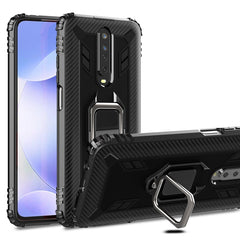 Carbon Fiber Protective Case with 360 Degree Rotating Ring Holder, For Xiaomi Redmi K30, For Xiaomi 9T & 9T Pro & Redmi K20 & Redmi K20 Pro, For Xiaomi Poco X2