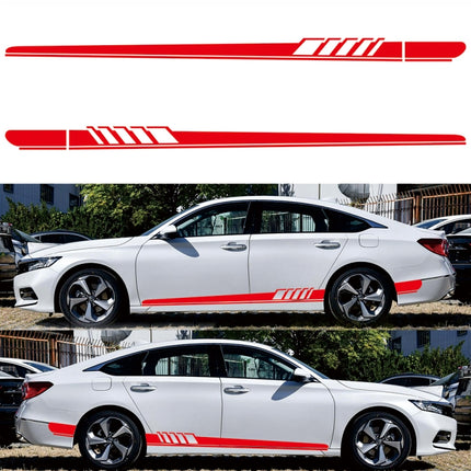 2 PCS/Set D-608 Stripe Pattern Car Modified Decorative Sticker, D-608