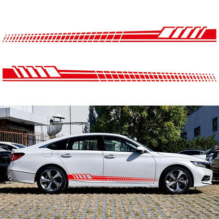 2 PCS/Set D-707 Striped Totem Pattern Car Modified Decorative Sticker, D-707