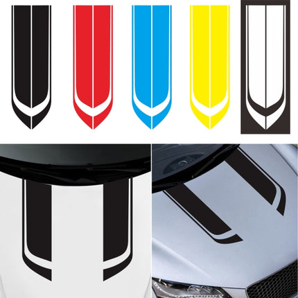 D-711 Stripe Pattern Car Modified Hood Decorative Sticker, D-711