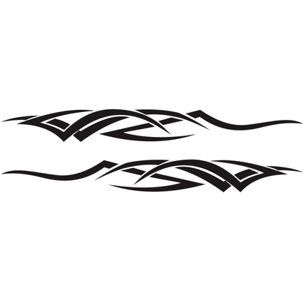 2 PCS/Set D-731 Totem Pattern Car Modified Decorative Sticker, D-731