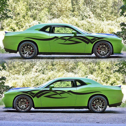 2 PCS/Set D-731 Totem Pattern Car Modified Decorative Sticker, D-731