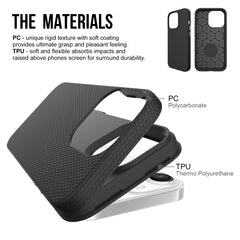 Triangle Armor Texture Phone Case, For iPhone 14 Pro Max, For iPhone 14 Pro, For iPhone 14 Plus, For iPhone 14