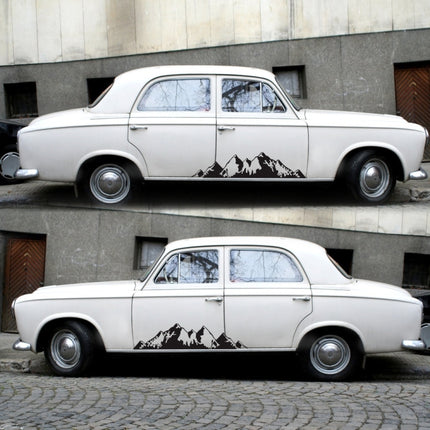2 PCS/Set D-750 Mountain Pattern Car Modified Decorative Sticker, D-750
