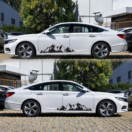 2 PCS/Set D-750 Mountain Pattern Car Modified Decorative Sticker, D-750