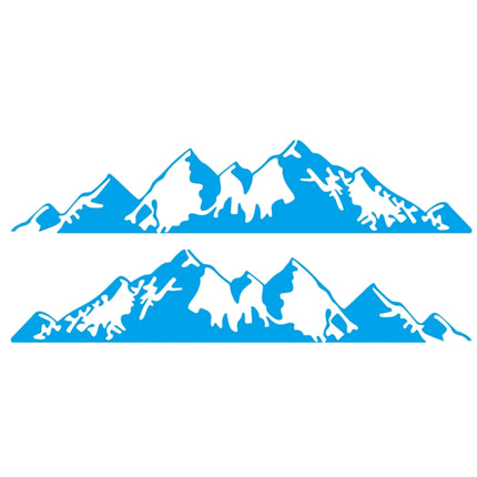 2 PCS/Set D-750 Mountain Pattern Car Modified Decorative Sticker, D-750