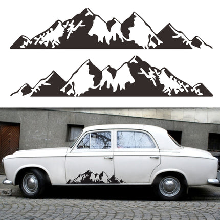 2 PCS/Set D-750 Mountain Pattern Car Modified Decorative Sticker, D-750
