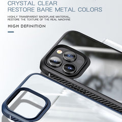 Carbon Fiber Four-corner Airbag Shockproof Case, For iPhone 14 Pro Max, For iPhone 14 Pro, For iPhone 14 Plus, For iPhone 14