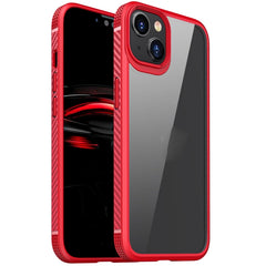 Carbon Fiber Four-corner Airbag Shockproof Case, For iPhone 14 Pro Max, For iPhone 14 Pro, For iPhone 14 Plus, For iPhone 14