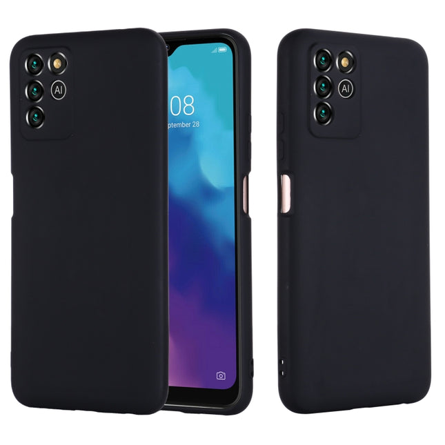 Pure Color Liquid Silicone Shockproof Full Coverage Phone Case, For Motorola Moto G22/ E32s 4G, For ZTE V30 Vita