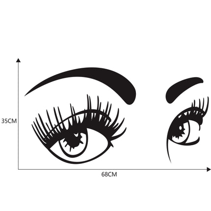 D-821 Beauty Eyes Pattern Car Modified Decorative Sticker, D-821