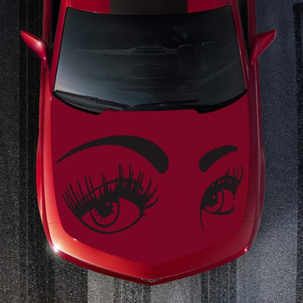 D-821 Beauty Eyes Pattern Car Modified Decorative Sticker, D-821