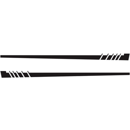 2 PCS/Set D-854 Stripe Pattern Car Modified Decorative Sticker, D-854