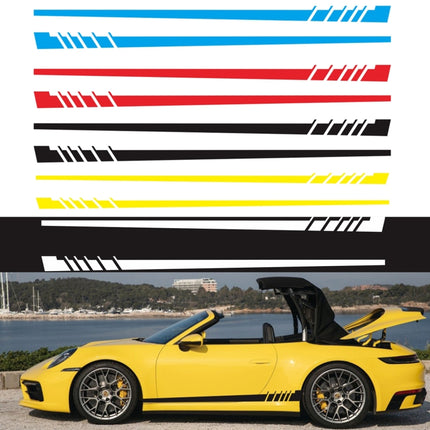 2 PCS/Set D-854 Stripe Pattern Car Modified Decorative Sticker, D-854