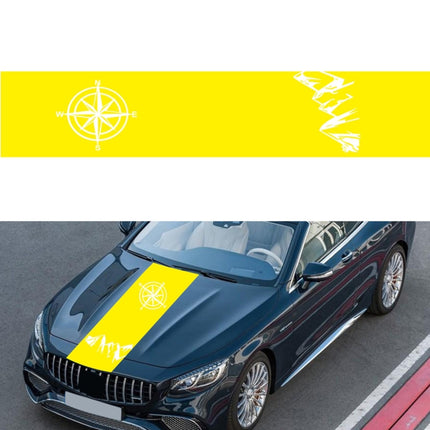 D-864 Compass Pattern Car Modified Decorative Sticker, D-864