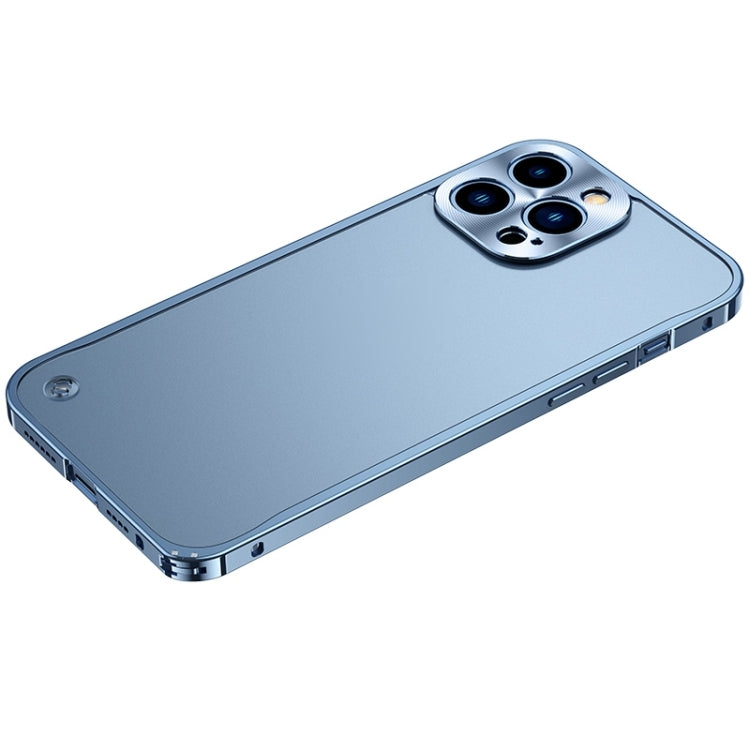 Metal Frame Frosted PC Shockproof Phone Case, For iPhone 14 Pro Max, For iPhone 14 Pro, For iPhone 14, For iPhone 14 Plus