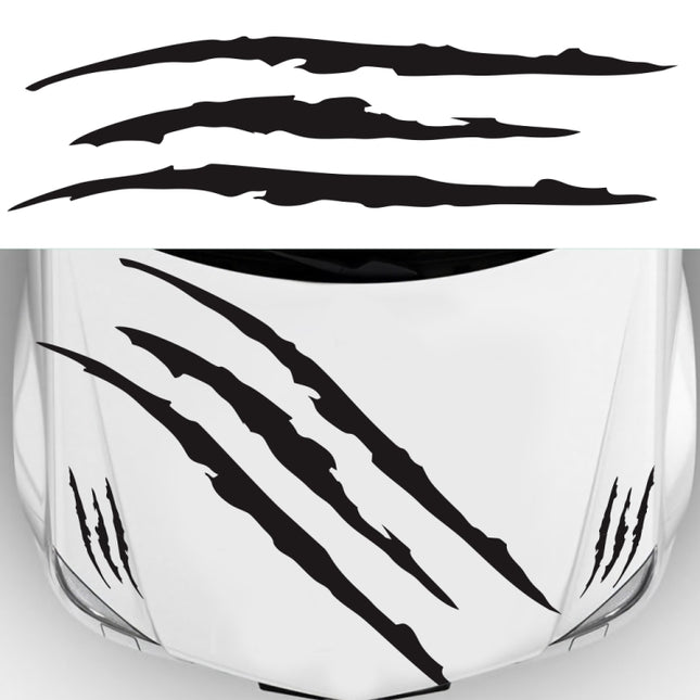 D-865 Claw Scratches Pattern Car Modified Decorative Sticker, D-865