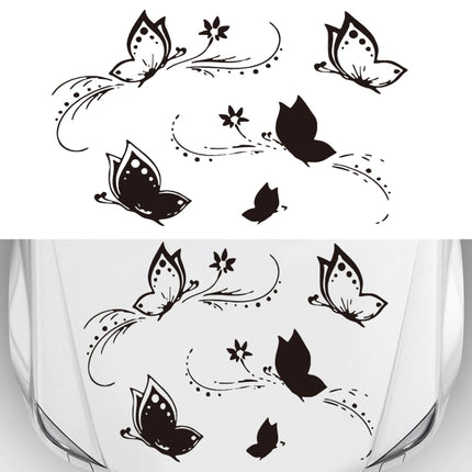 D-907 Butterflies Pattern Car Modified Decorative Sticker, D-907