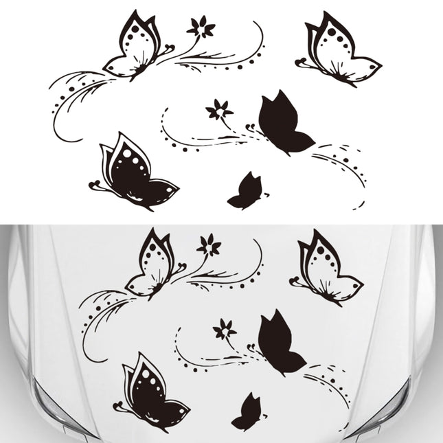 D-907 Butterflies Pattern Car Modified Decorative Sticker, D-907