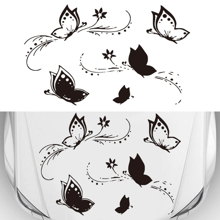D-907 Butterflies Pattern Car Modified Decorative Sticker, D-907