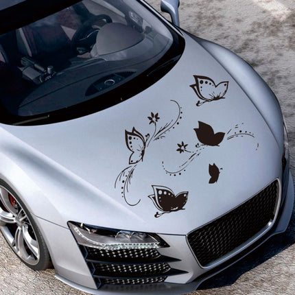 D-907 Butterflies Pattern Car Modified Decorative Sticker, D-907