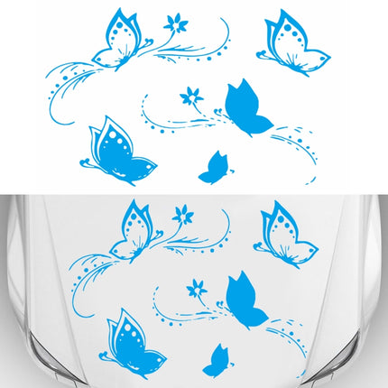 D-907 Butterflies Pattern Car Modified Decorative Sticker, D-907